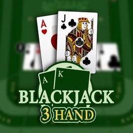 Blackjack 3H (Habanero) online game logo by Habanero on b7casinoo.co.nl