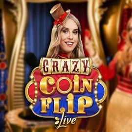 Crazy Coin Flip slot logo by Evolution at B7 CasinoCrazy Coin Flip