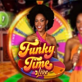 Funky Time online game logo by Evolution on b7casinoo.co.nl